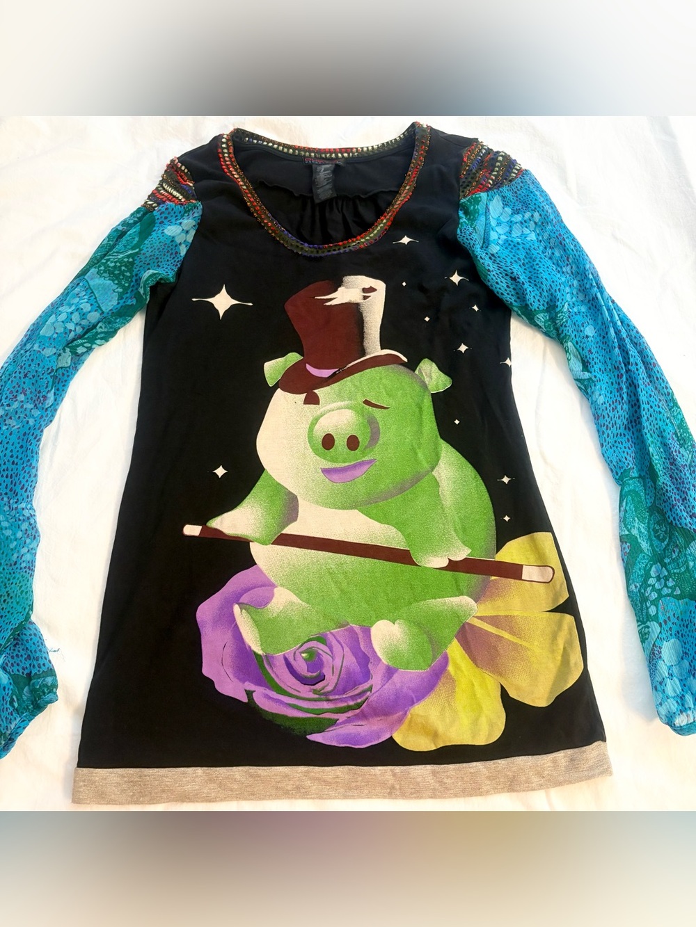 Y2K Custco Barcelona shirt small - Picture 4 of 5